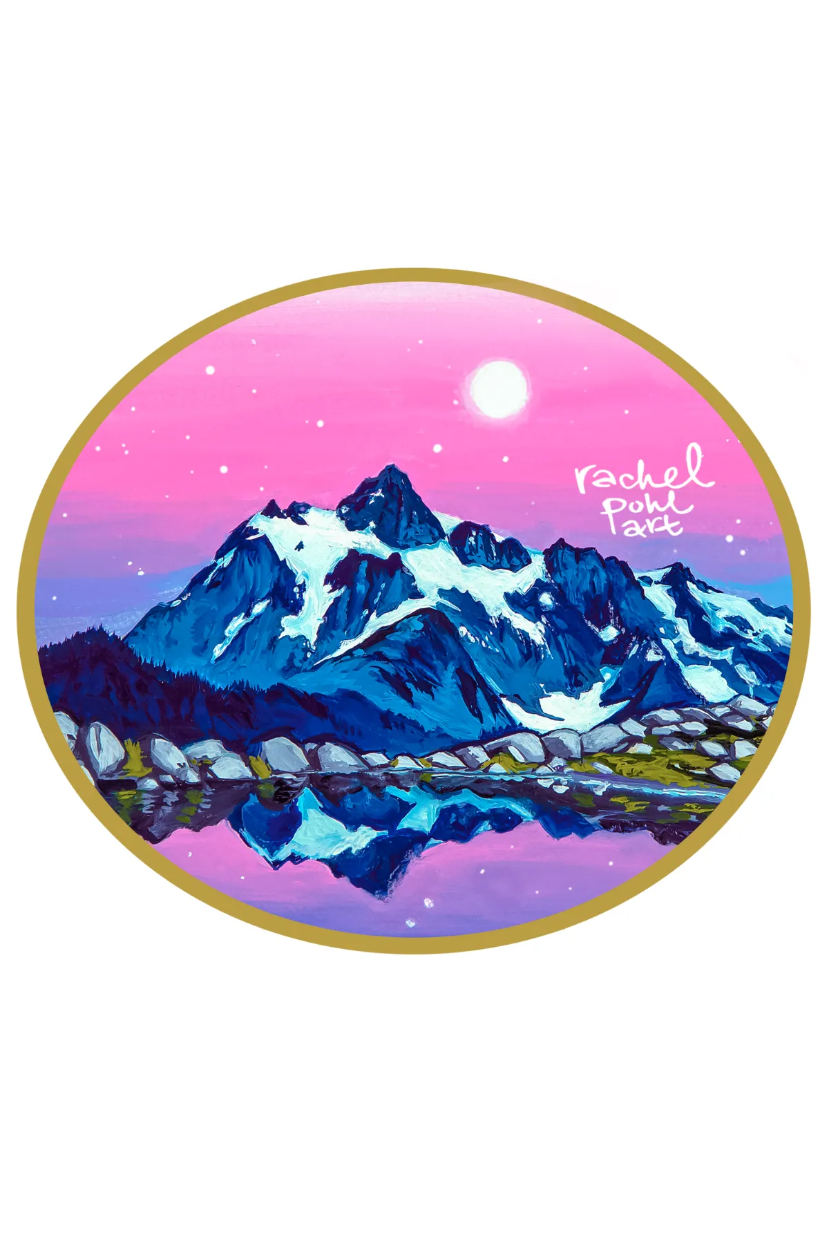 Alpine Reflections // 2.8x2.39” Noso Repair Patch