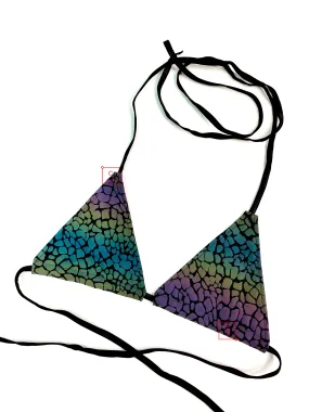 Asphalt Wrap Bikini Top