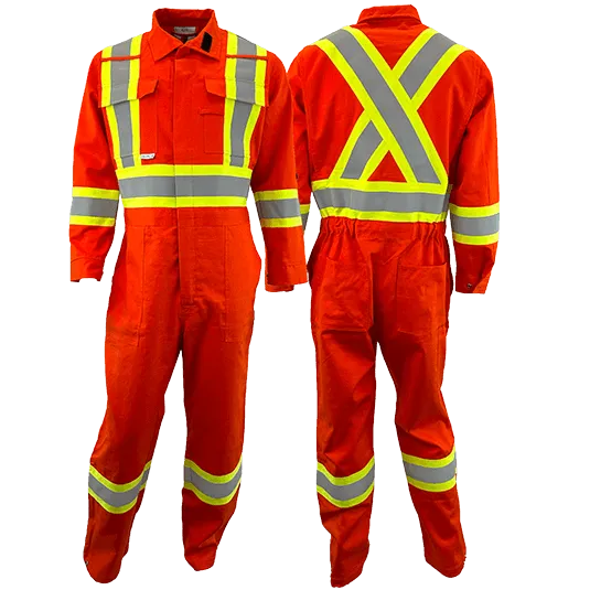 Atlas Guardian Orange AR/FR 4" Tape Mens Coveralls 1074OR