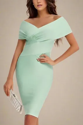 Bea Bandage Dress - Mint Green