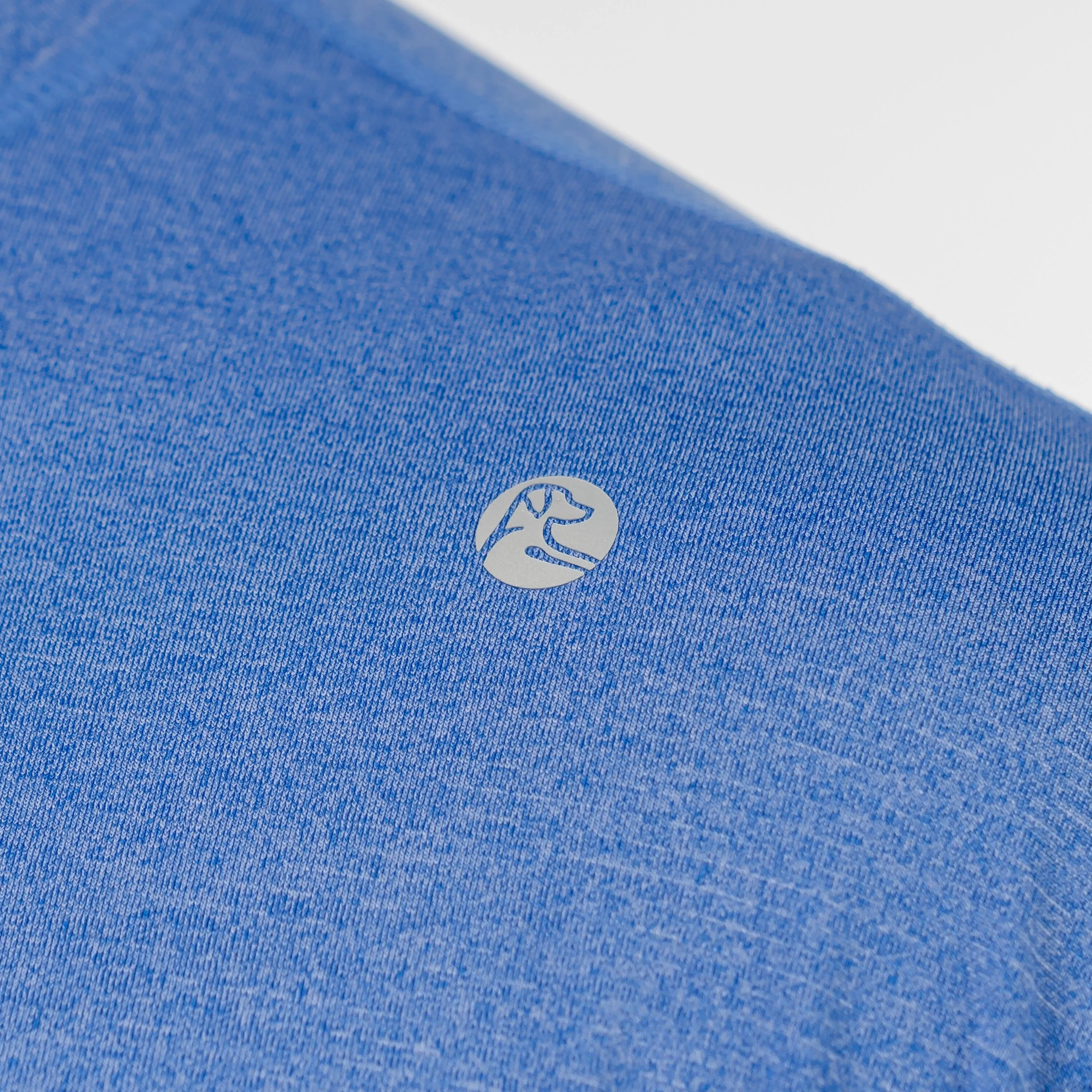 Blitz Tech Long Sleeve Tee | Heather - Bunker Blue/Lavender Blue