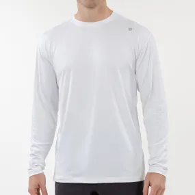 Blitz Tech Long Sleeve Tee | Solid - White