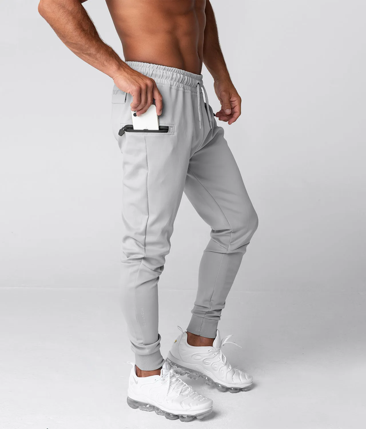 Born Tough Momentum Gray Athletic Jogger Pants for Men