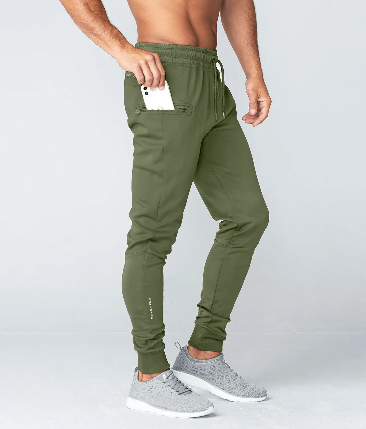 Born Tough Momentum Military Green Athletic Jogger Pants for Men