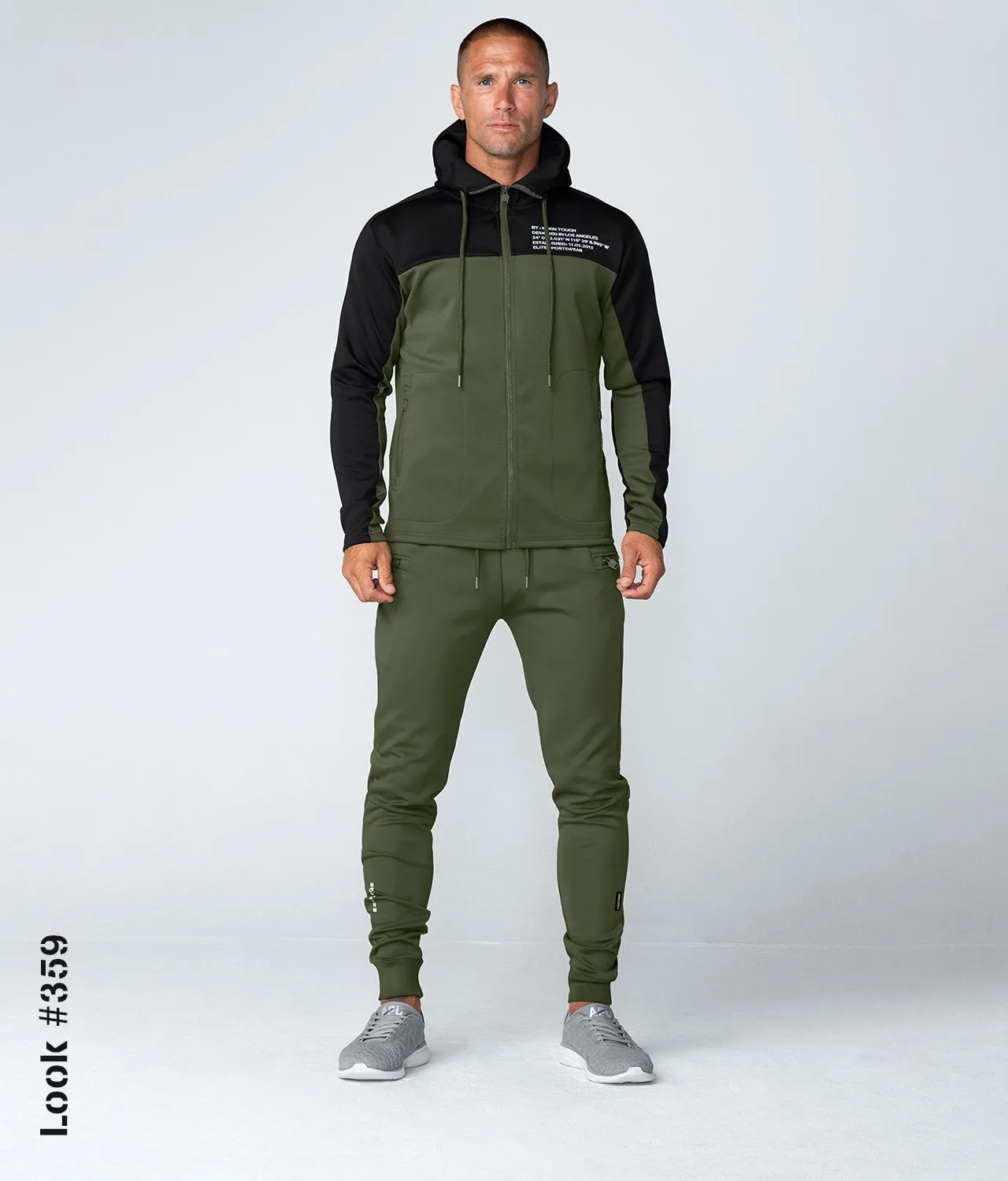 Born Tough Momentum Military Green Athletic Jogger Pants for Men