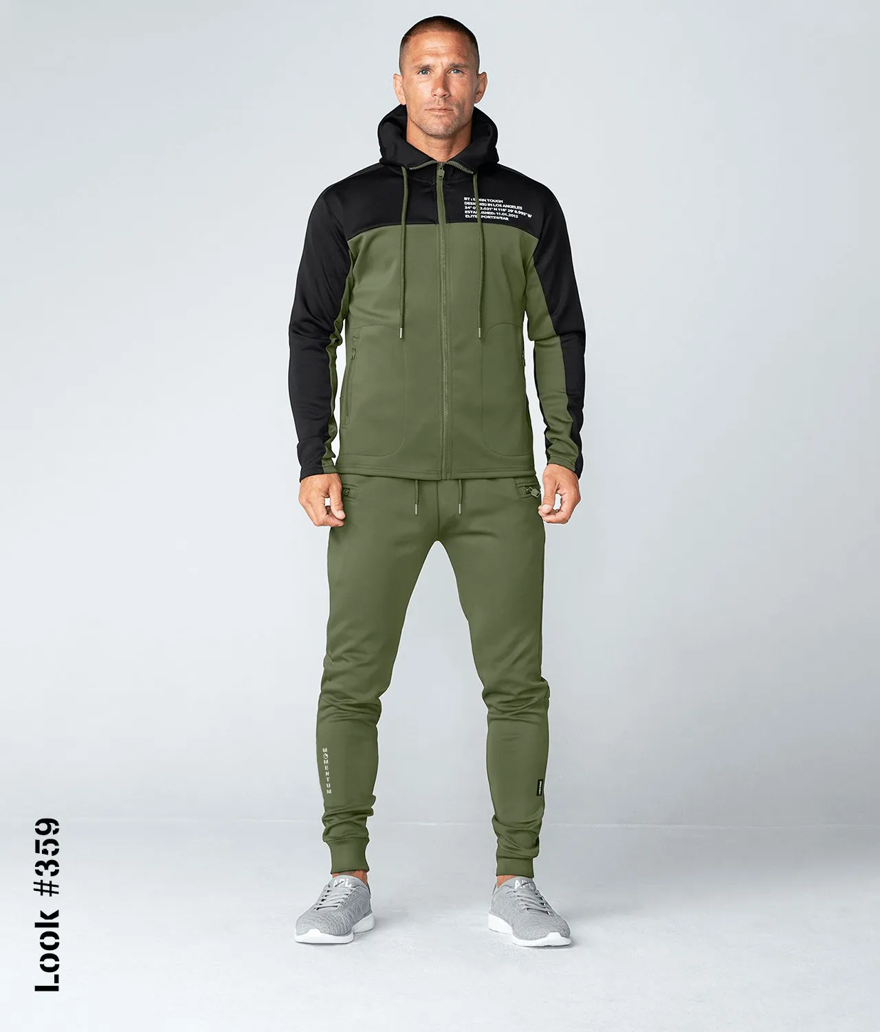 Born Tough Momentum Military Green Athletic Jogger Pants for Men