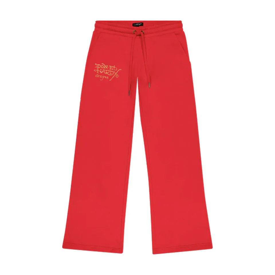 Broken Hearts Cherry Flared Sweatpant