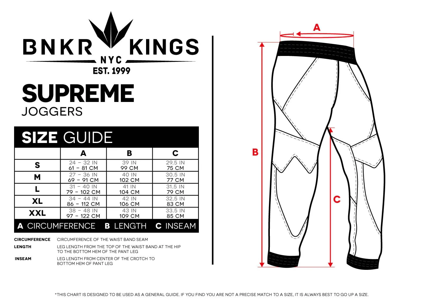 Bunkerkings Supreme Jogger Pants - Royal Black