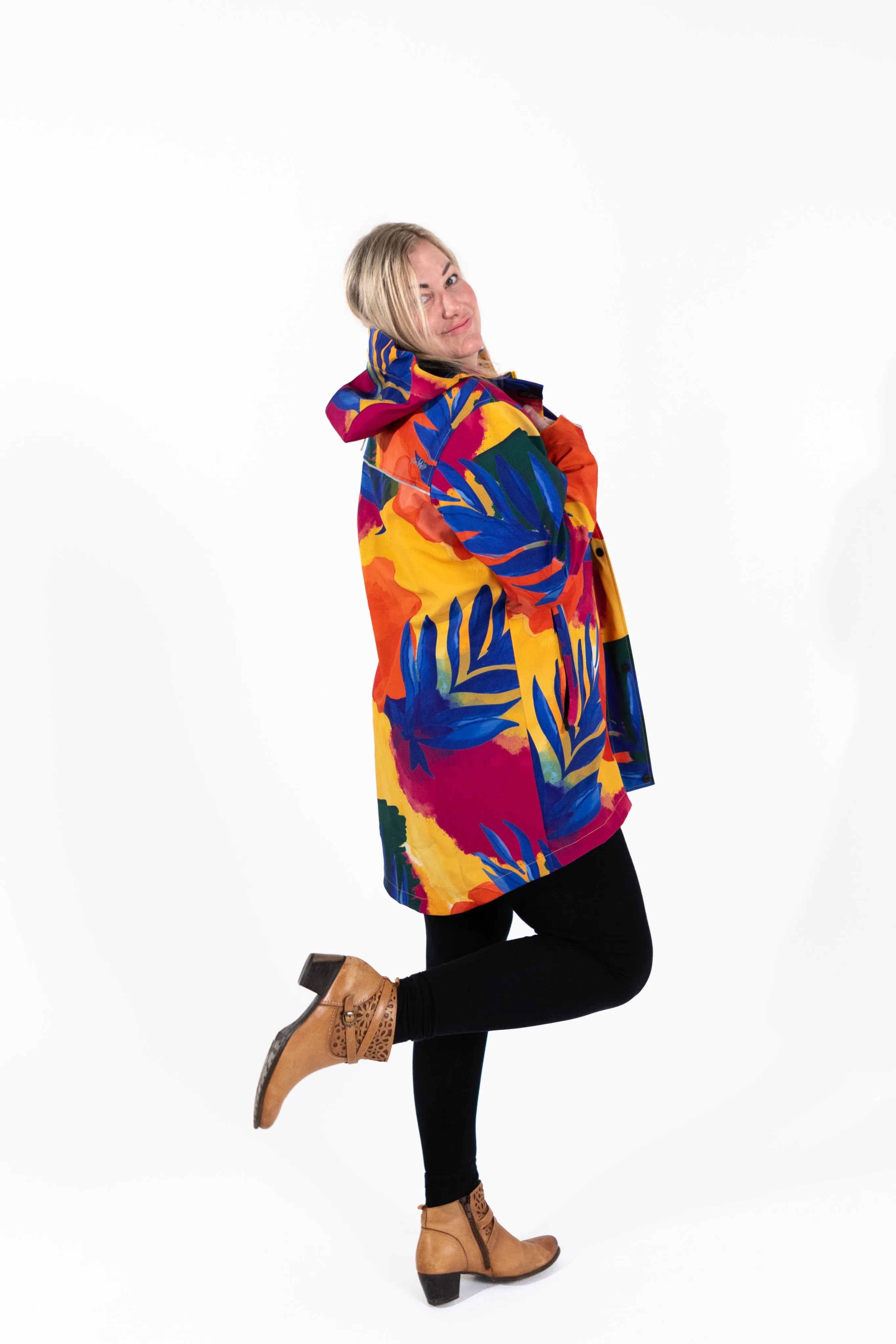 Caribe fleece bonded parka