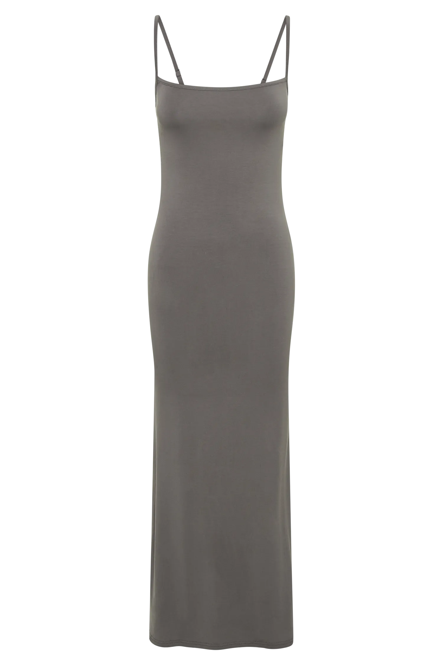 Cassie Modal Fishtail Maxi Dress - Slate Grey