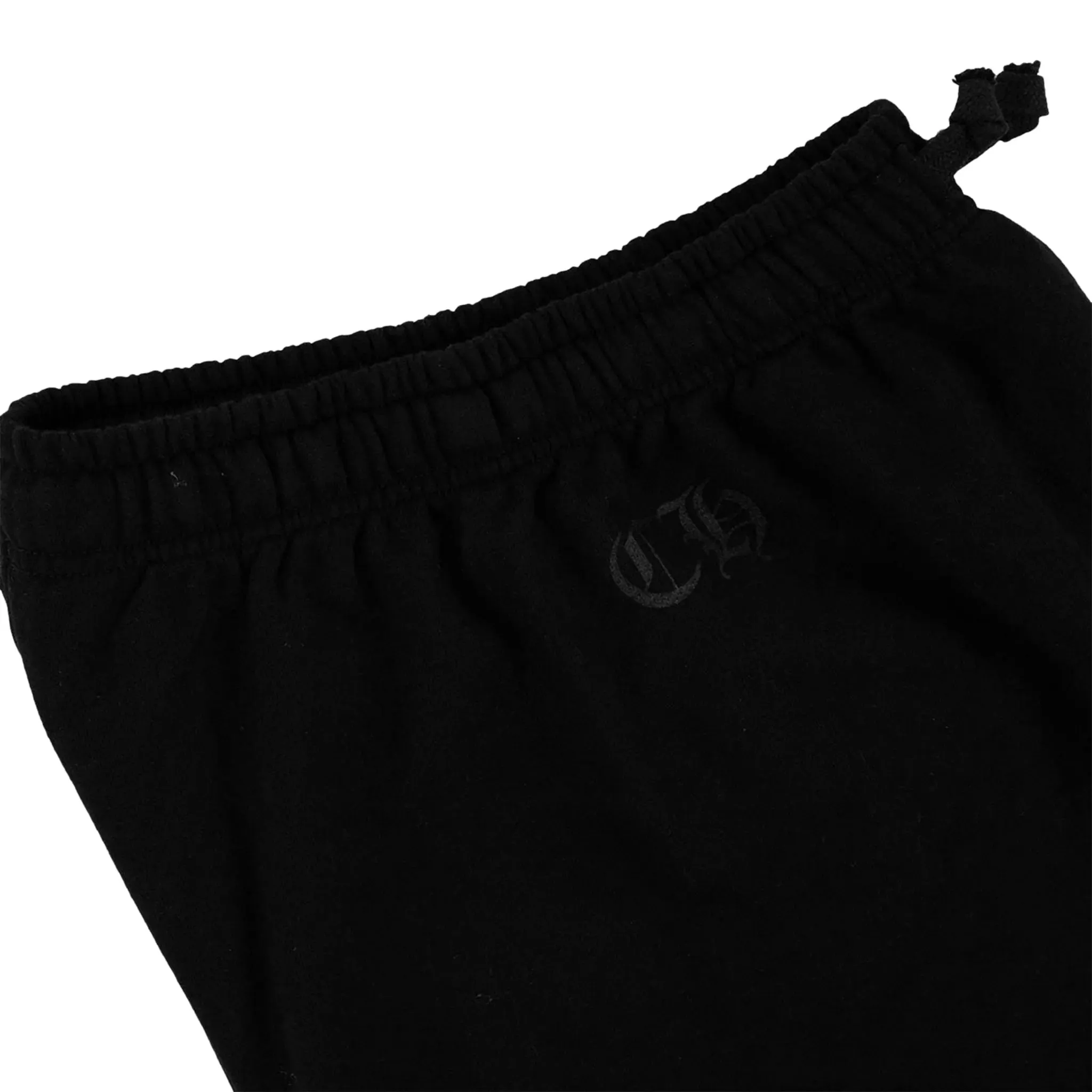 Chrome Hearts Logo Drawstring Black Sweatpants