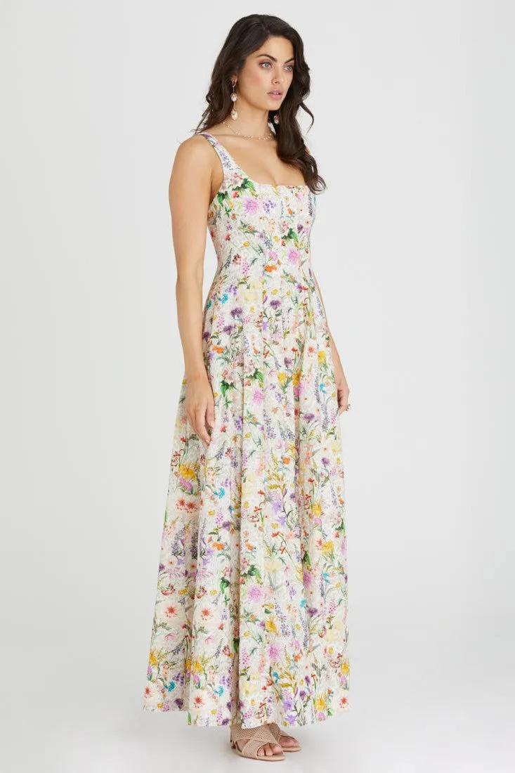 Claudette Dress - Multi Floral