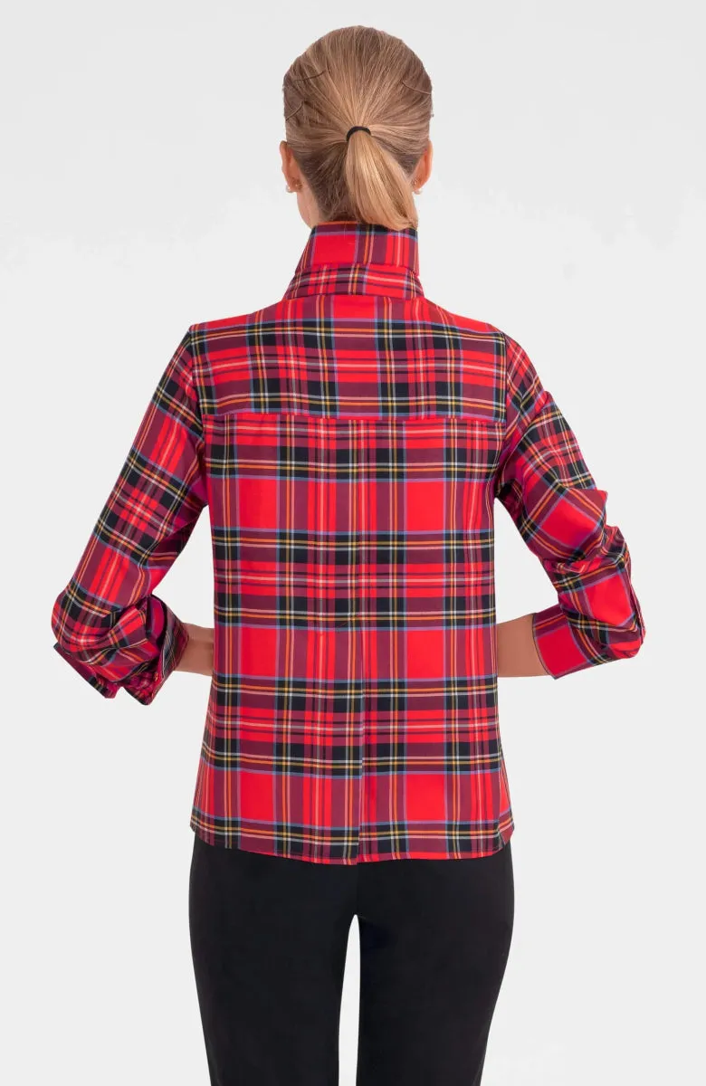 Comfy Cozy Shirt | Red Duke of York Plaid