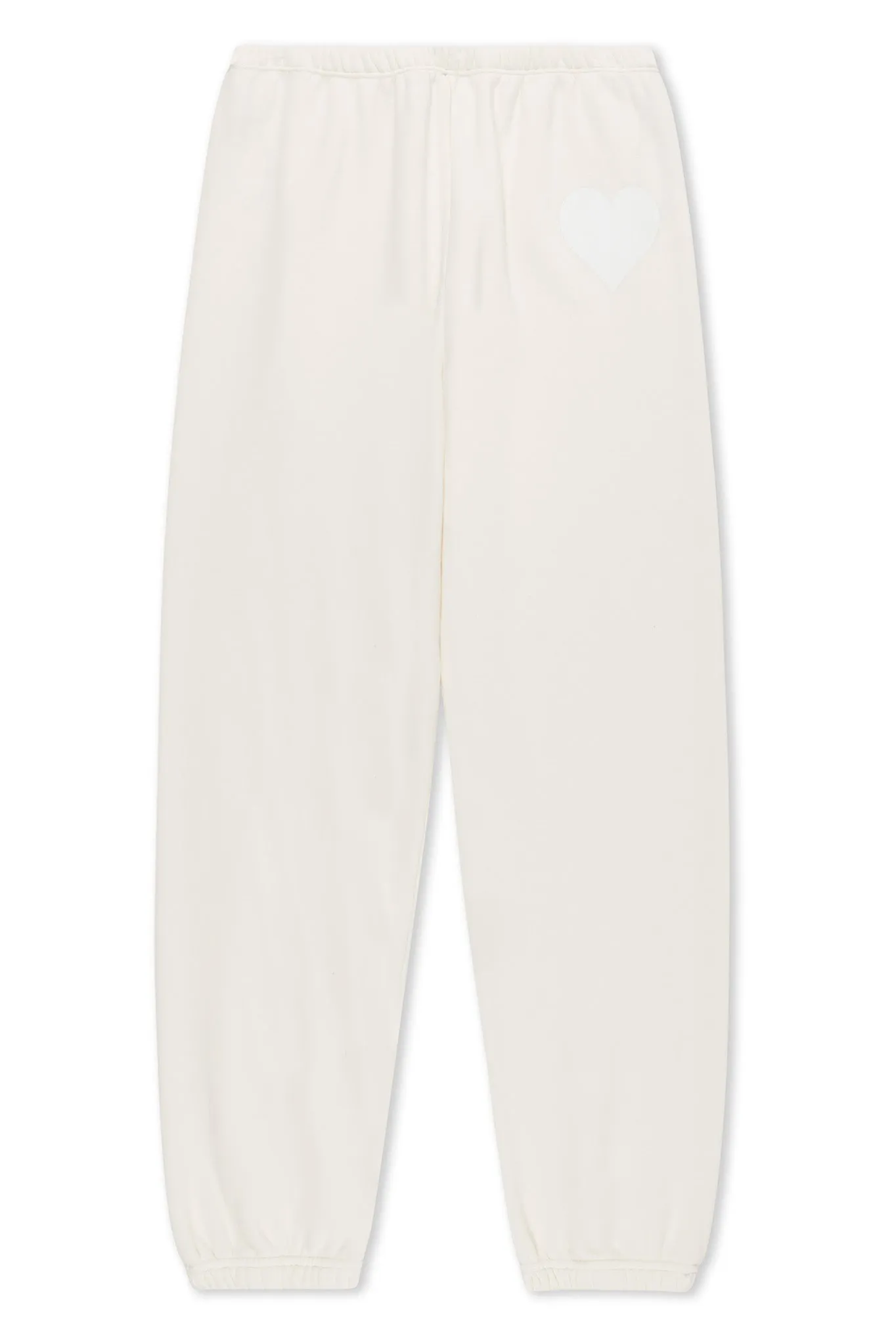 Creme Heart Sweatpants