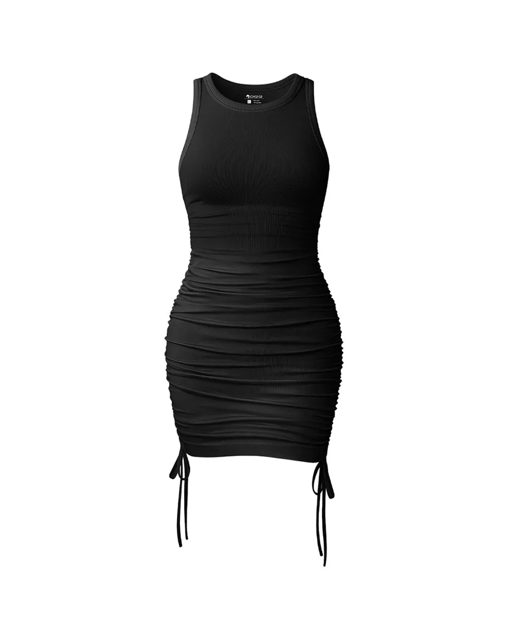 Crew Neck Sleeveless Bodycon Dress