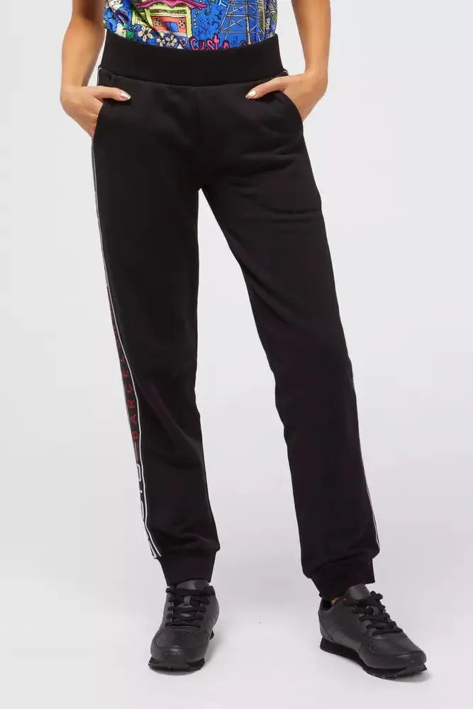 Custo Barcelona Black Cotton Women Sweatpant