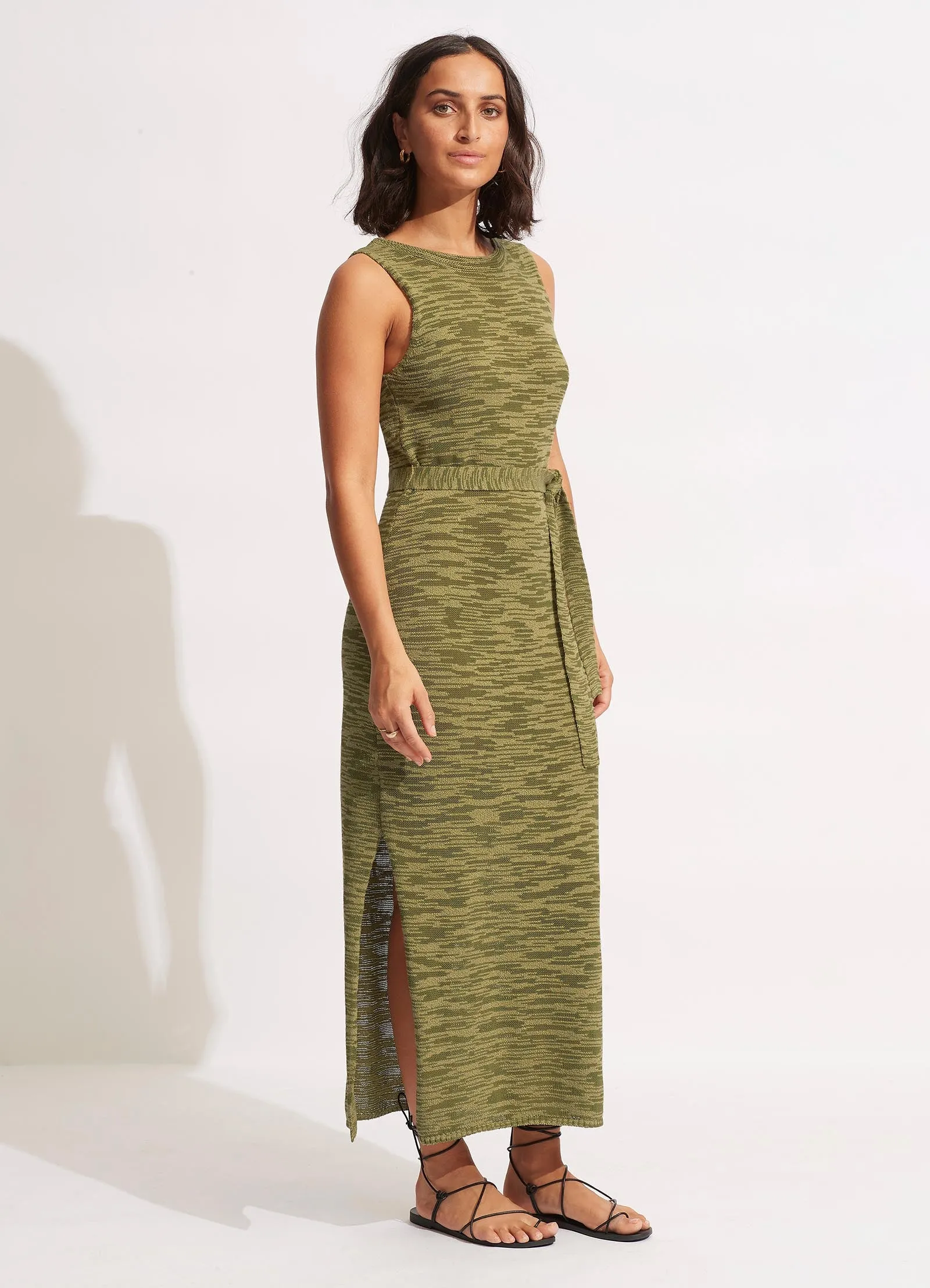 Daybreak Knit Dress  - Olive