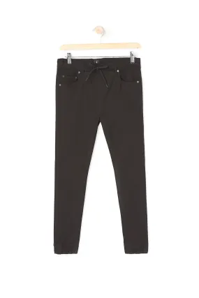 DNM Works Youth Black Drawstring Cuff Jogger