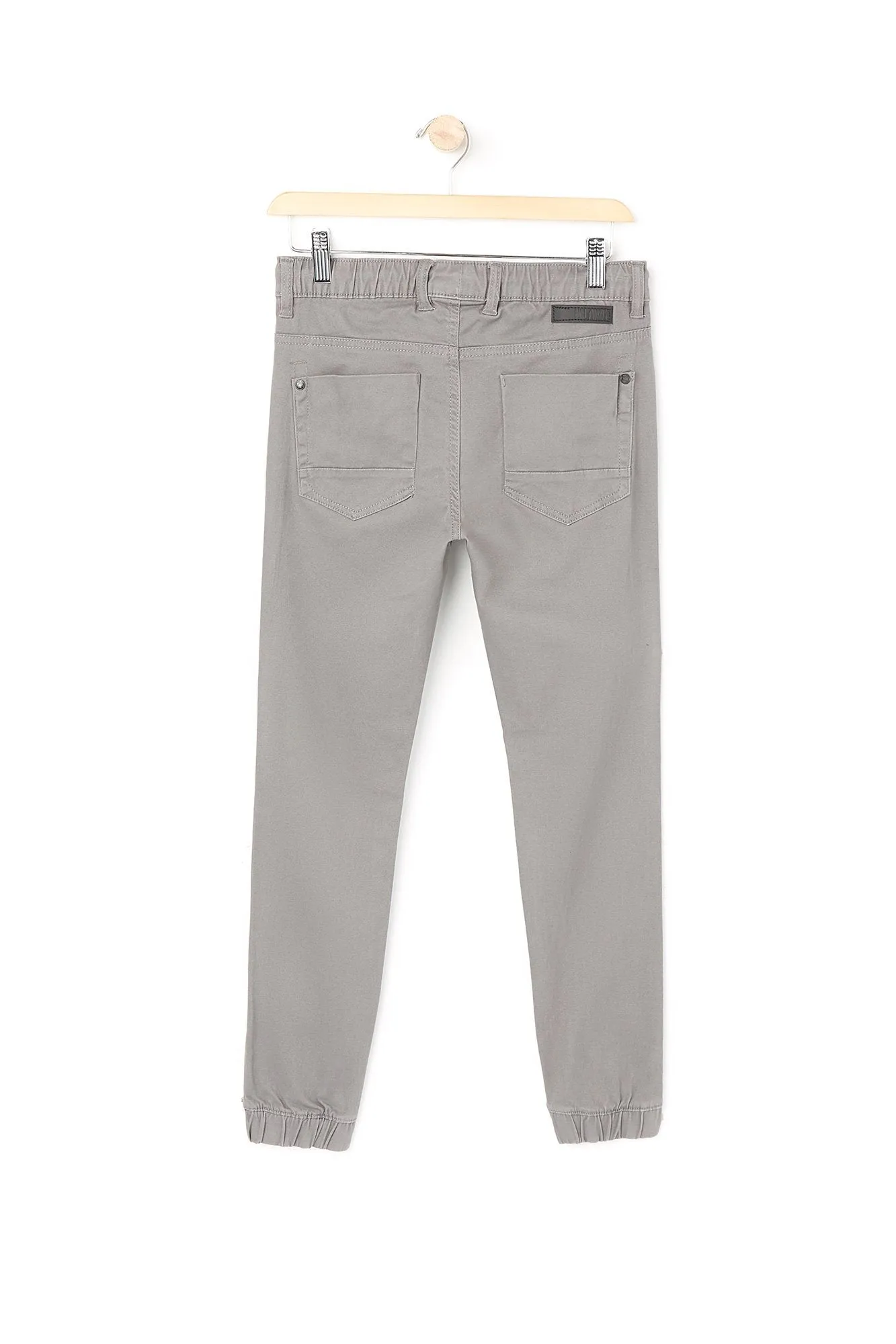 DNM Works Youth Heather Grey Drawstring Cuff Jogger