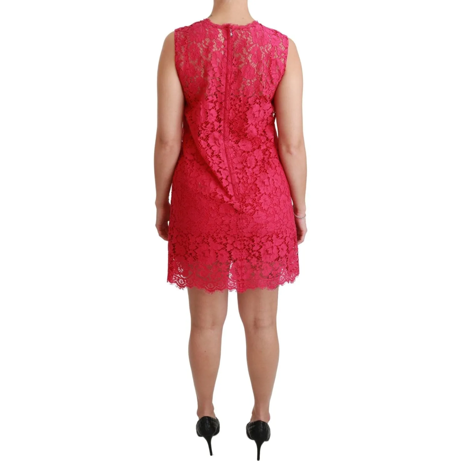 Dolce & Gabbana Shocking Pink Mini Bodycon Dress