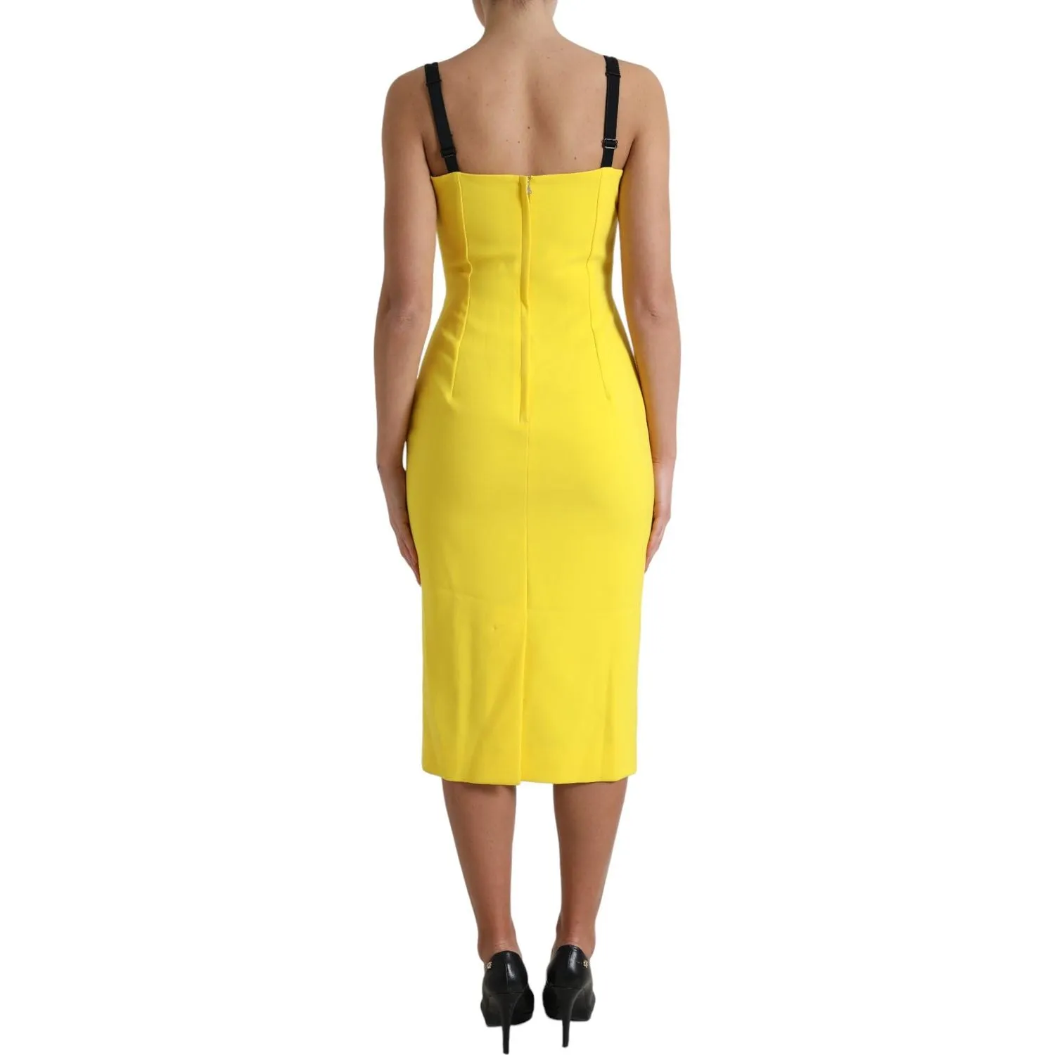 Dolce & Gabbana Sunshine Chic Sleeveless Midi Dress