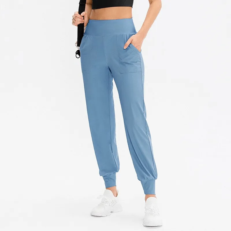 Elastic Lightweight Women's Sweatpants with Pockets - SF1136