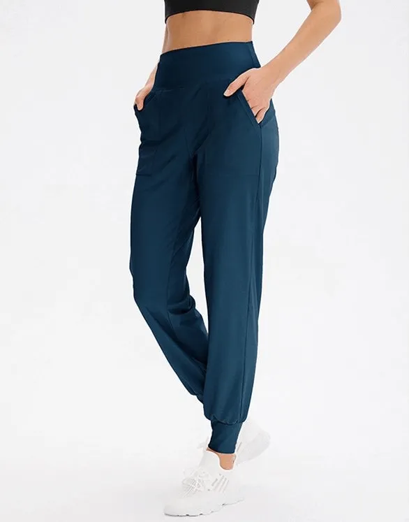 Elastic Lightweight Women's Sweatpants with Pockets - SF1136