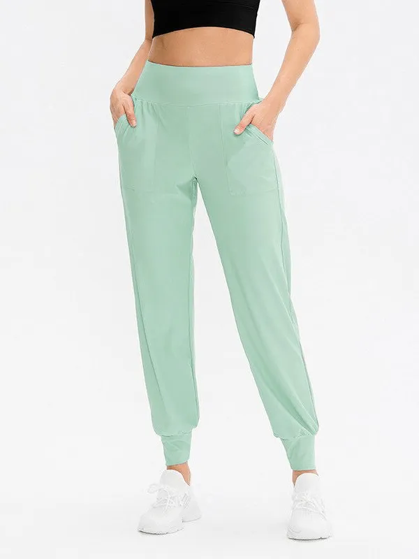 Elastic Lightweight Women's Sweatpants with Pockets - SF1136