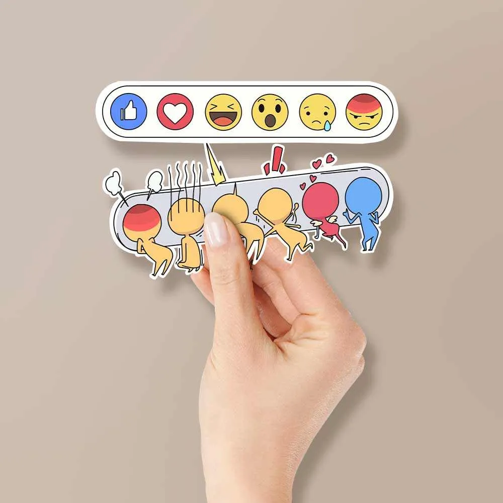 Emoji Reflective Sticker