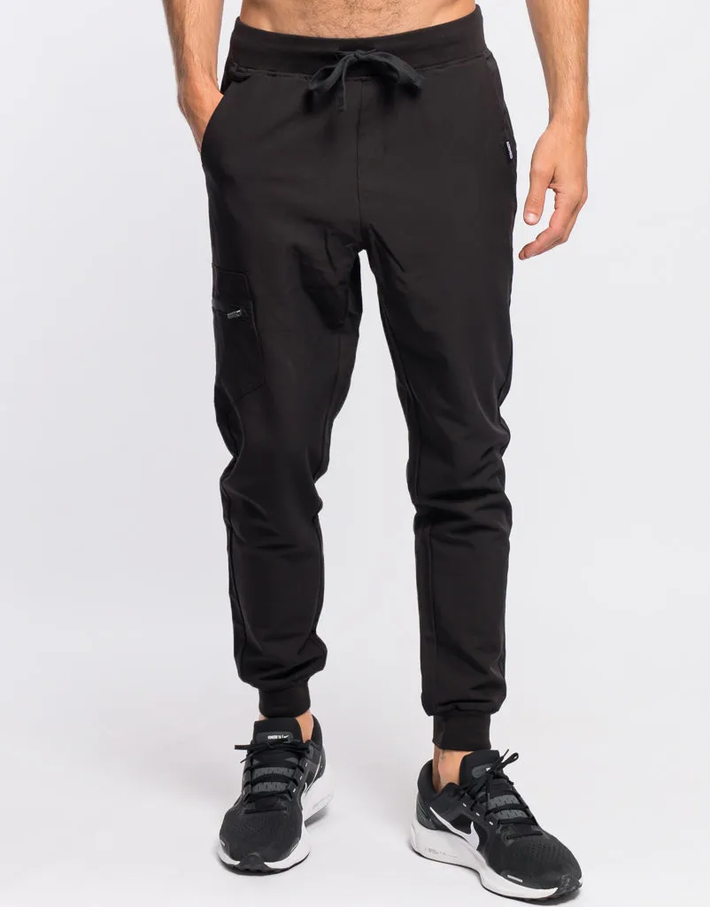 Essential Jogger Scrub Pants - Black