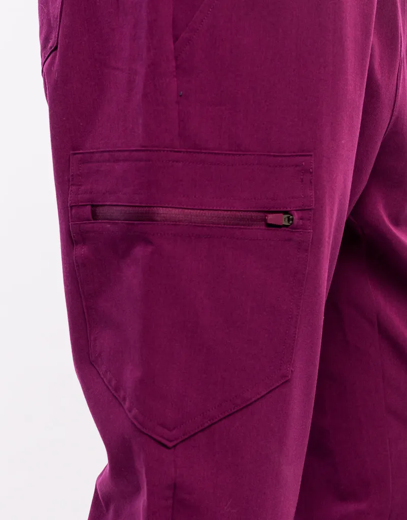 Essential Jogger Scrub Pants - Purple