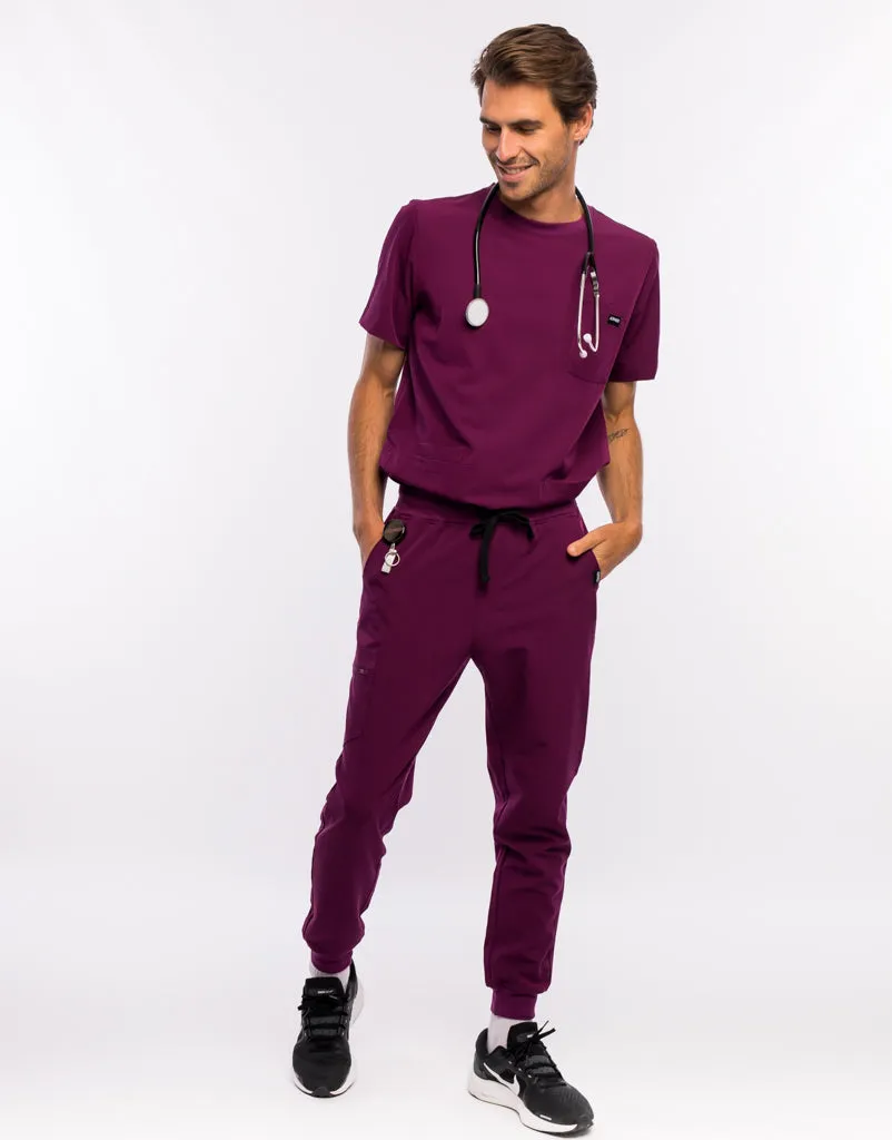 Essential Jogger Scrub Pants - Purple