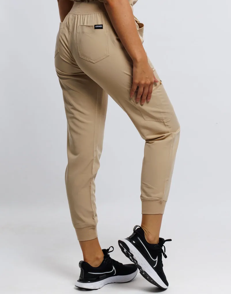 Essential Jogger Scrub Pants - Warm Sand