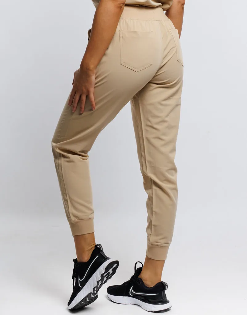 Essential Jogger Scrub Pants - Warm Sand