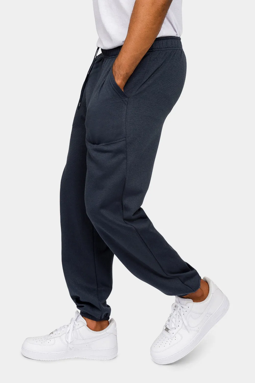 Essential Solid Lightweight Fleece Sweatpants