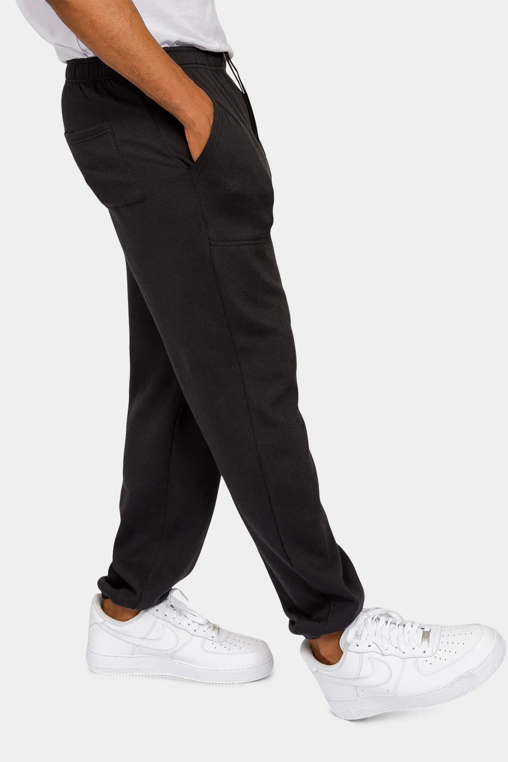 Essential Solid Lightweight Fleece Sweatpants