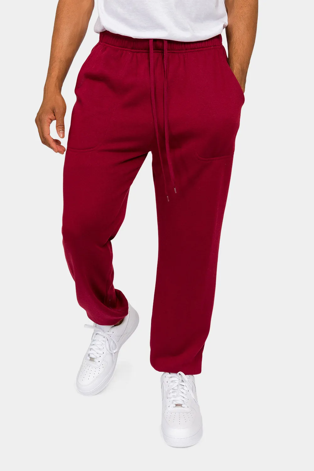 Essential Solid Lightweight Fleece Sweatpants