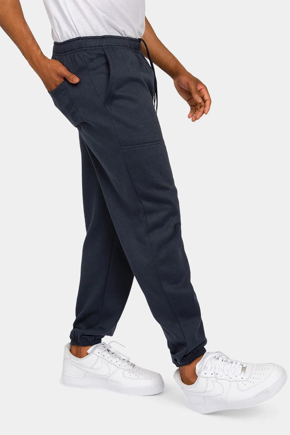 Essential Solid Lightweight Fleece Sweatpants