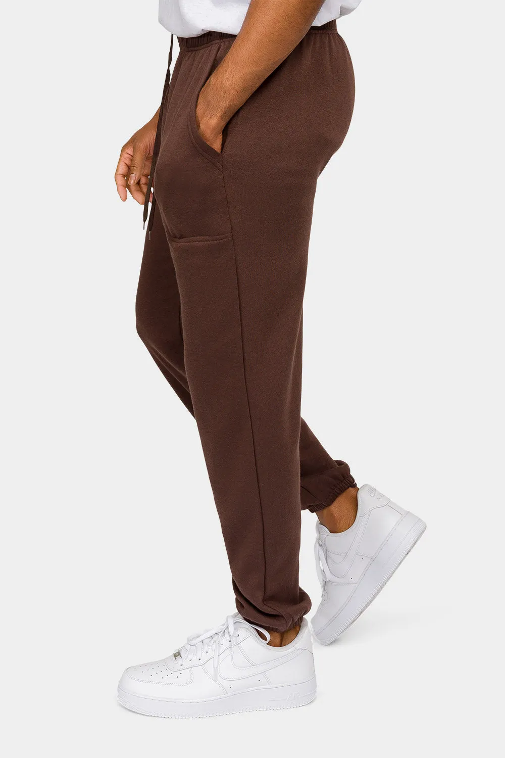 Essential Solid Lightweight Fleece Sweatpants