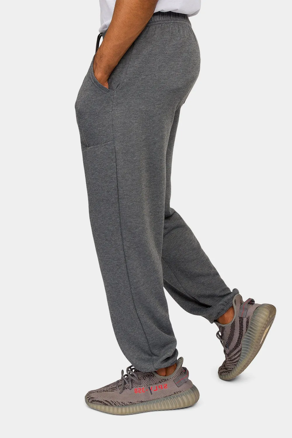 Essential Solid Lightweight Fleece Sweatpants