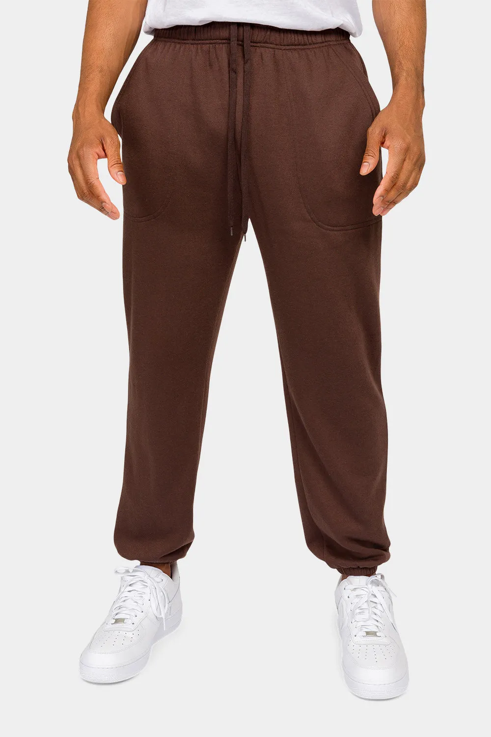 Essential Solid Lightweight Fleece Sweatpants