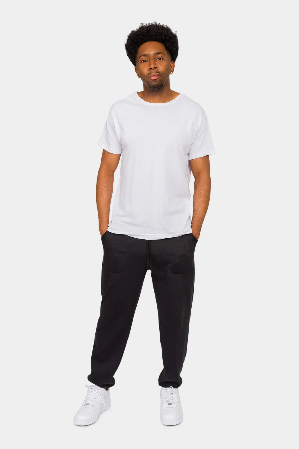 Essential Solid Lightweight Fleece Sweatpants