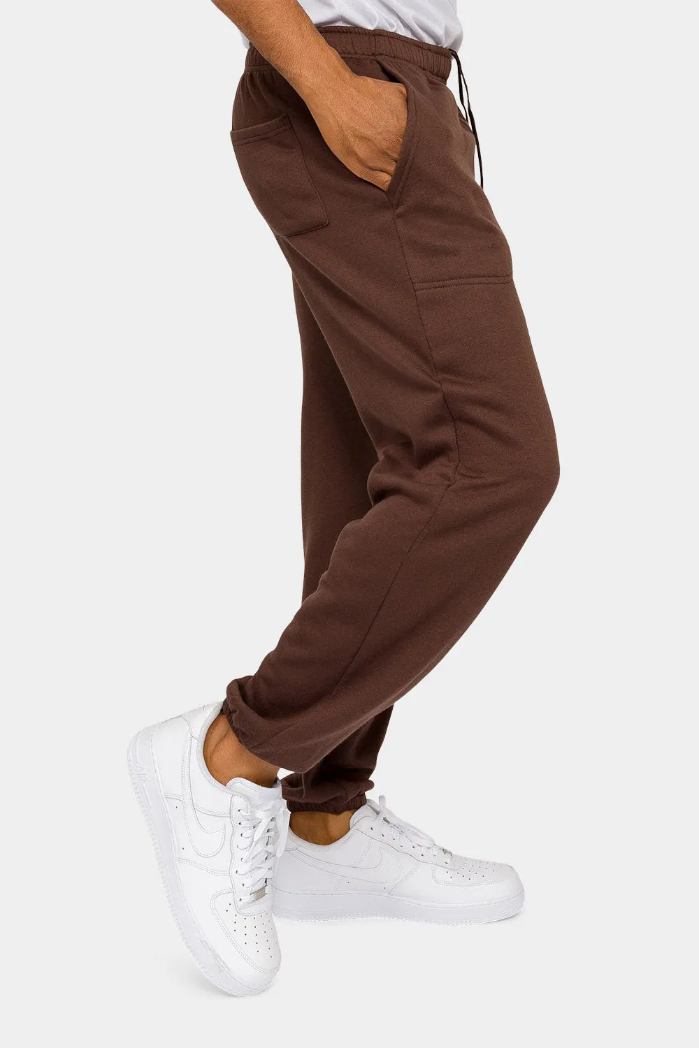 Essential Solid Lightweight Fleece Sweatpants