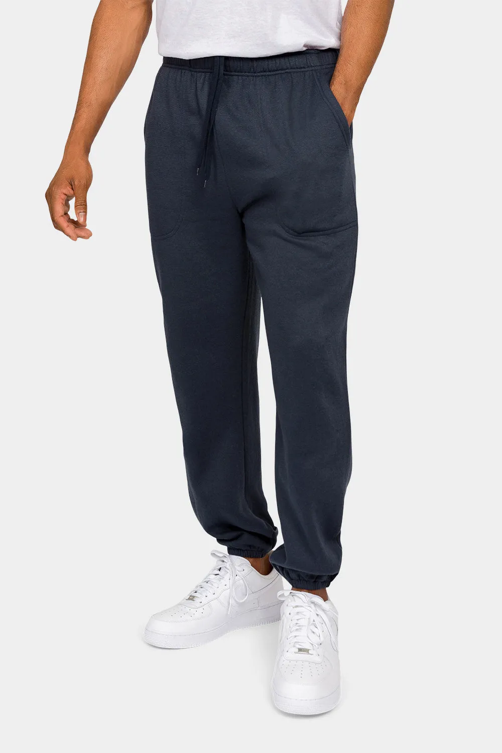 Essential Solid Lightweight Fleece Sweatpants