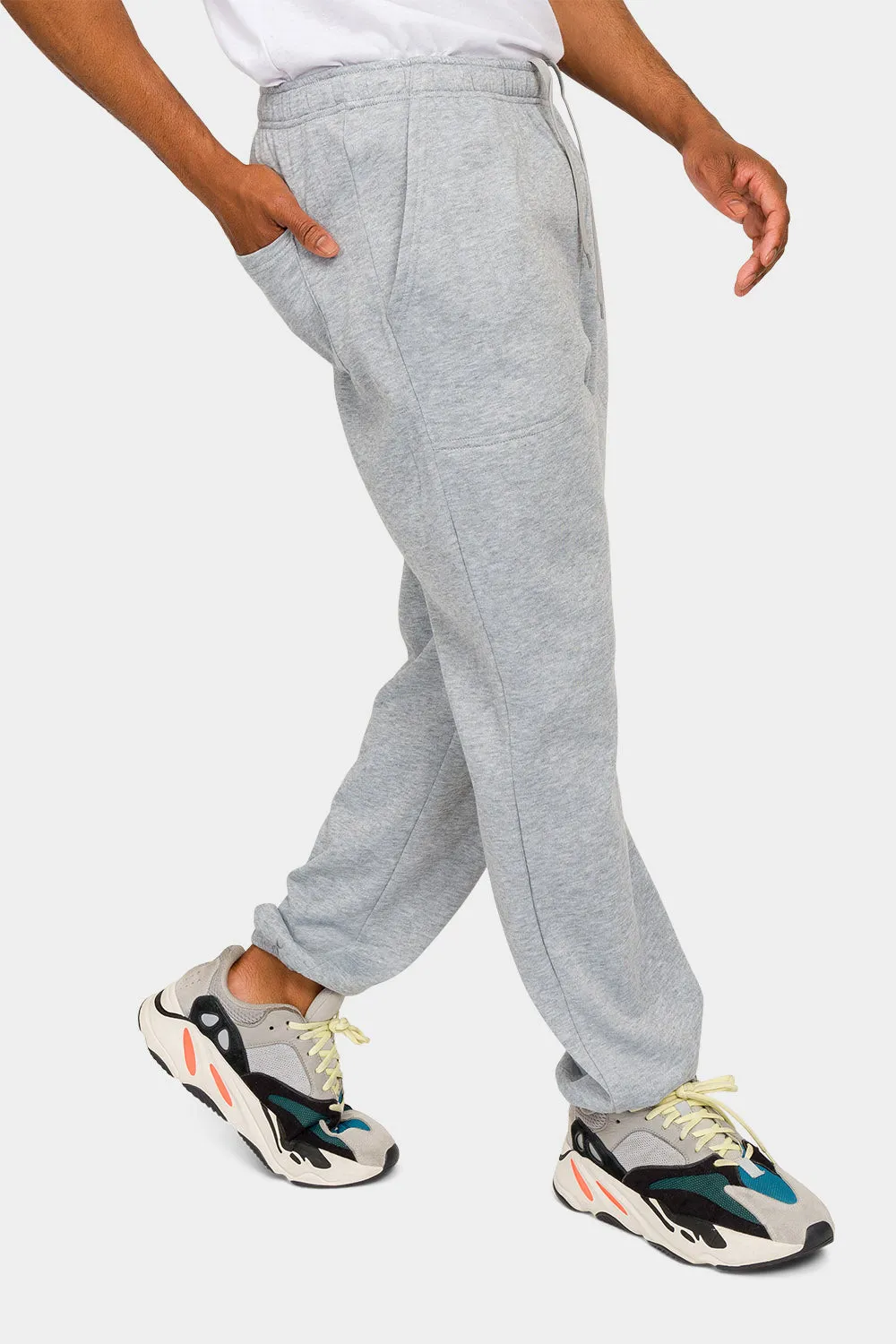 Essential Solid Lightweight Fleece Sweatpants