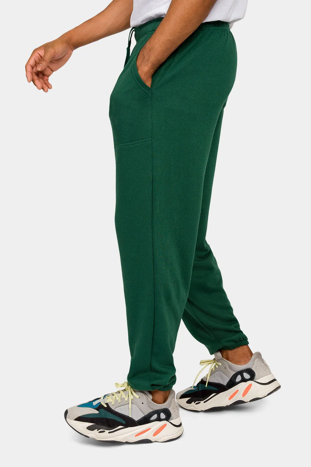 Essential Solid Lightweight Fleece Sweatpants