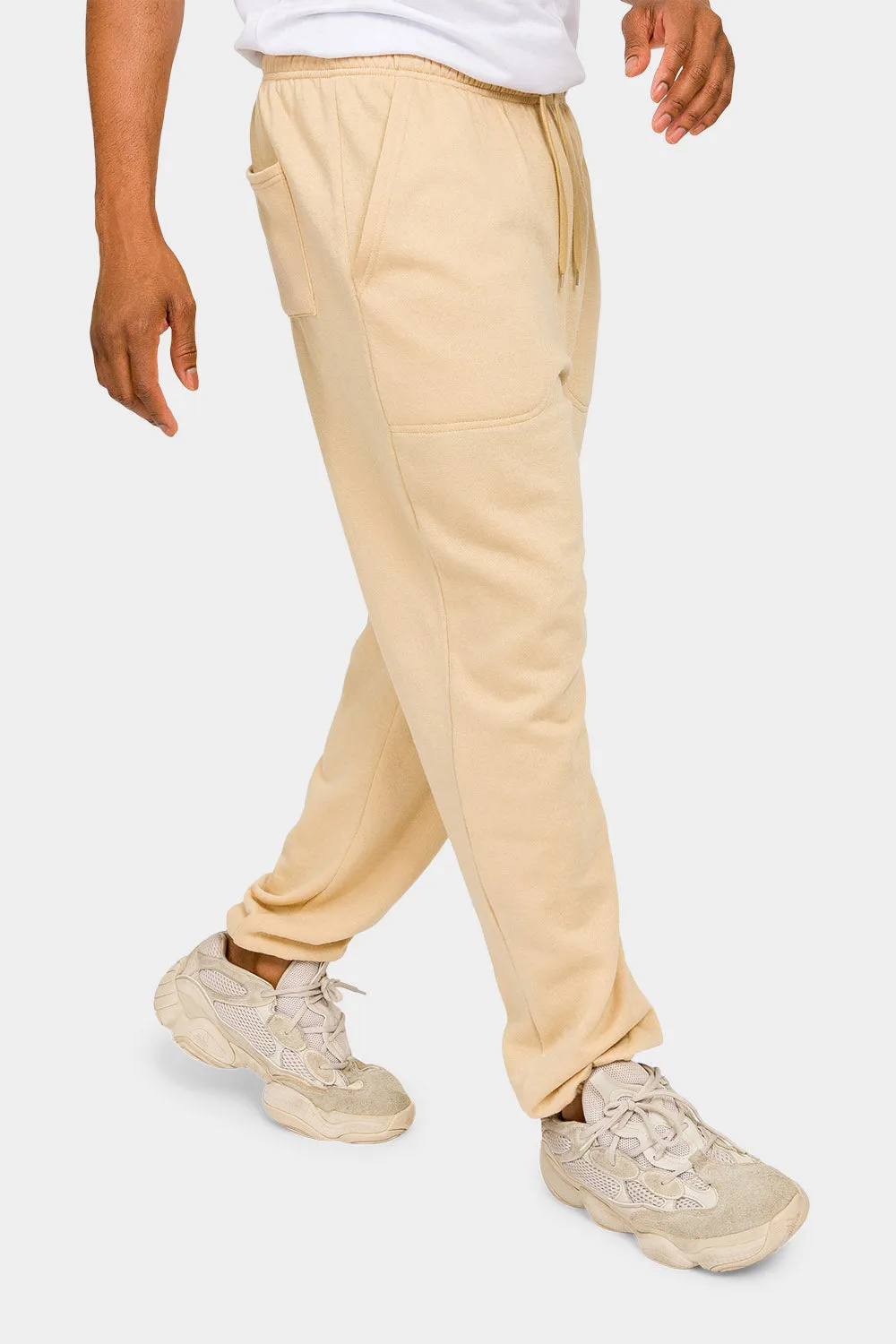 Essential Solid Lightweight Fleece Sweatpants