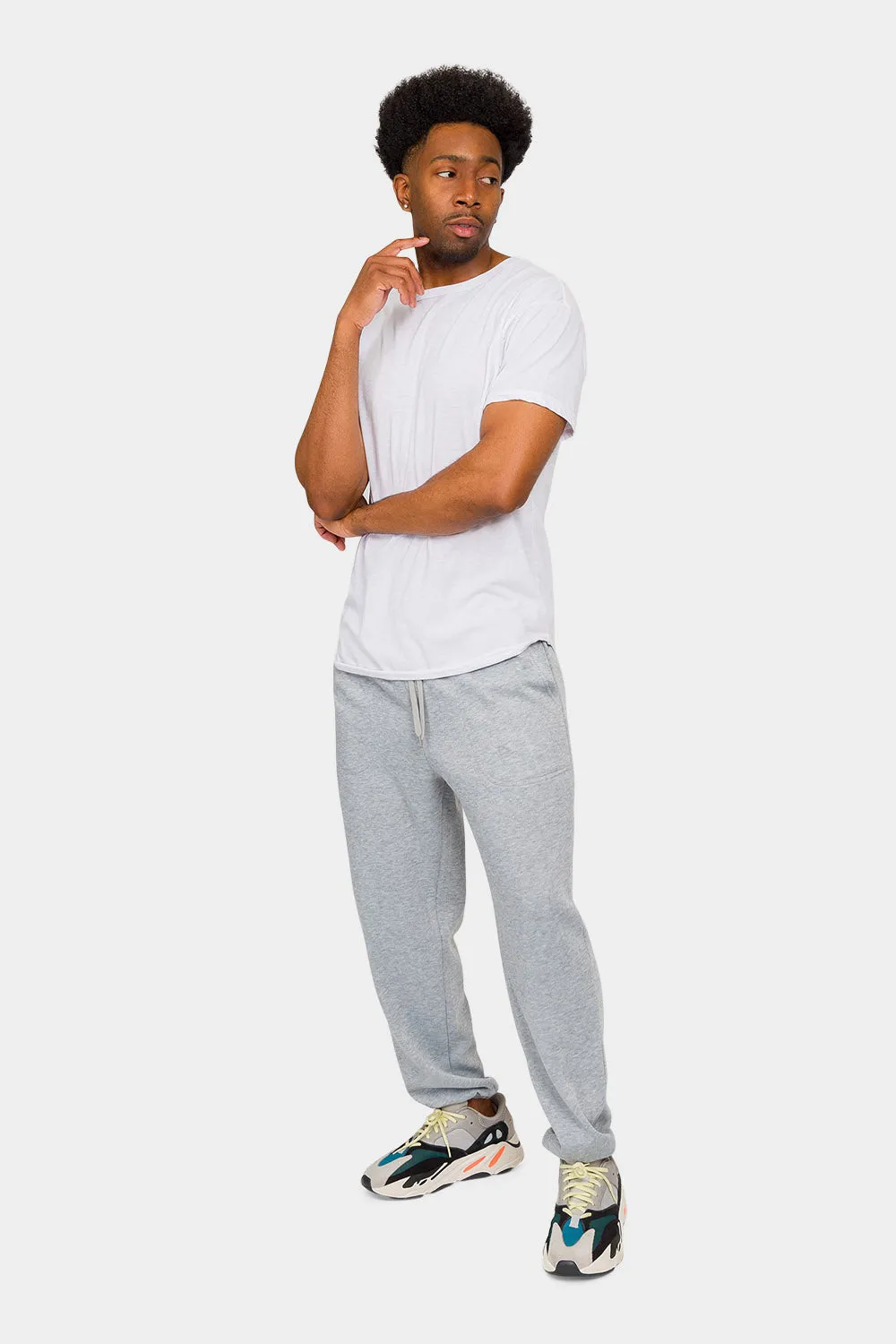 Essential Solid Lightweight Fleece Sweatpants