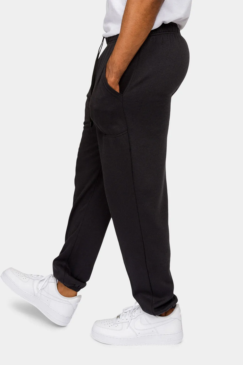 Essential Solid Lightweight Fleece Sweatpants