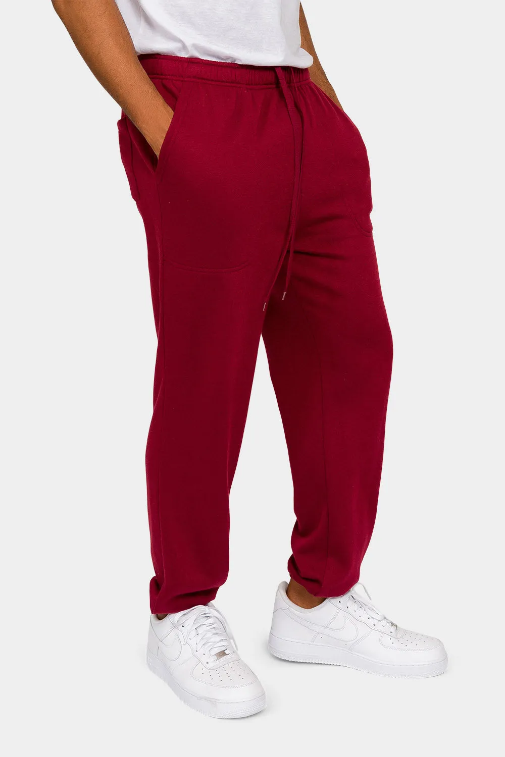 Essential Solid Lightweight Fleece Sweatpants